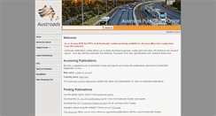 Desktop Screenshot of onlinepublications.austroads.com.au